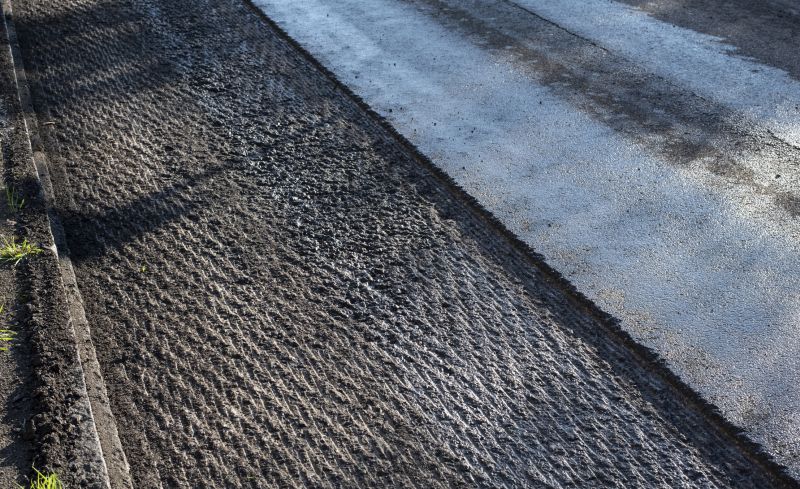 Freshly Paved Asphalt Surface