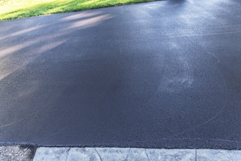 Blacktop Driveway in Residential Setting